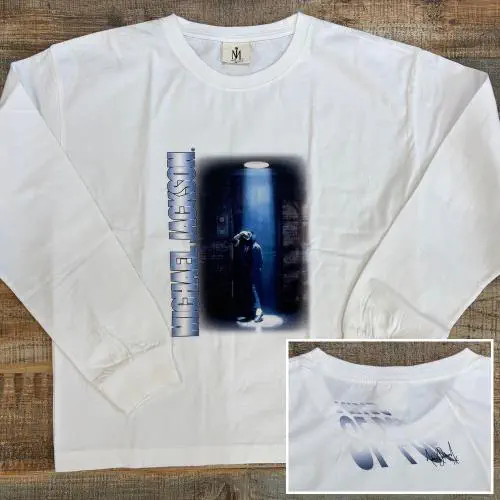 MICHAEL JACKSON / マイケル・ジャクソン / MICHAEL JACKSON LONG SLEEVE T-SHIRT (25M-86313 / WHITE / XL)