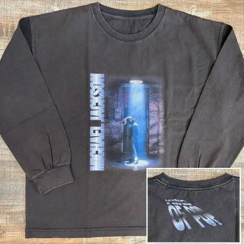 MICHAEL JACKSON / マイケル・ジャクソン / MICHAEL JACKSON LONG SLEEVE T-SHIRT (25M-86313 / BLACK / XL)
