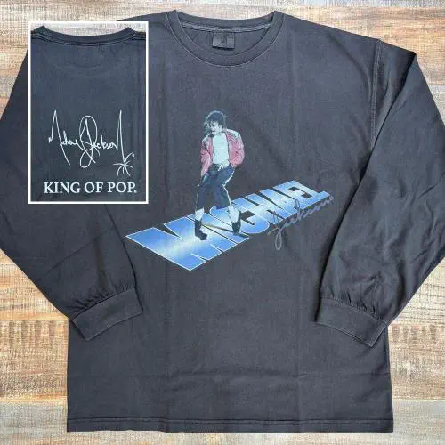 MICHAEL JACKSON / マイケル・ジャクソン / MICHAEL JACKSON LONG SLEEVE T-SHIRT (25M-86313 / BLACK / XL)