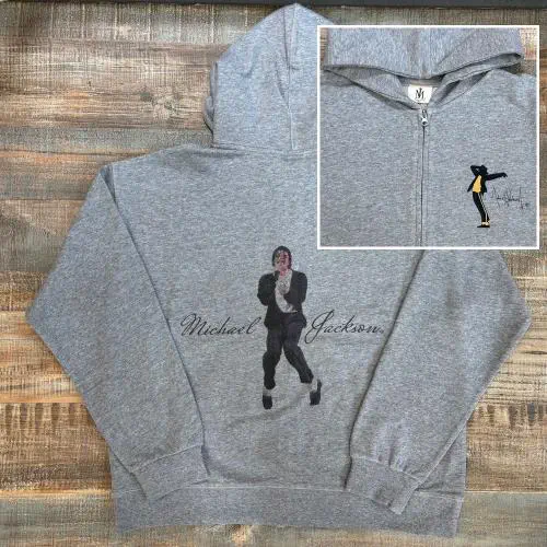 MICHAEL JACKSON / マイケル・ジャクソン / MICHAEL JACKSON HOODIE (25JH-86319 / GREY / L)