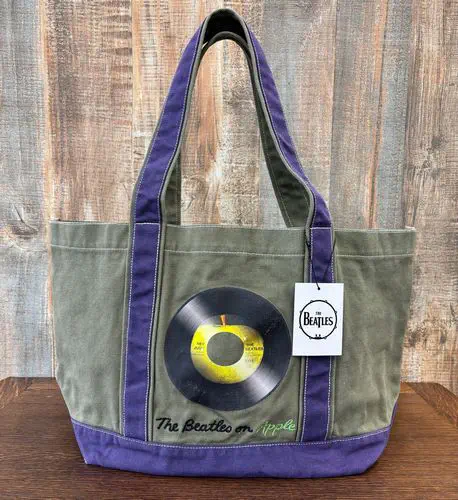 BEATLES / ビートルズ / BEATLES RECORD CANVAS TOTE (25B-71529 / KHAKI)
