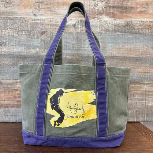 MICHAEL JACKSON / マイケル・ジャクソン / MICHAEL JACKSON CANVAS TOTE (25M-71531 / KHAKI)
