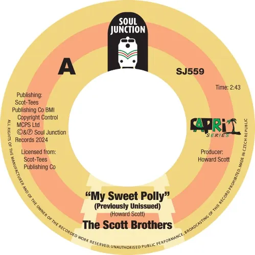 SCOTT BROTHERS / JUDSON MOORE & THE AL-TOG STAFF / MY SWEET POLLY / EVERYBODY PUSH AND PULL (7")