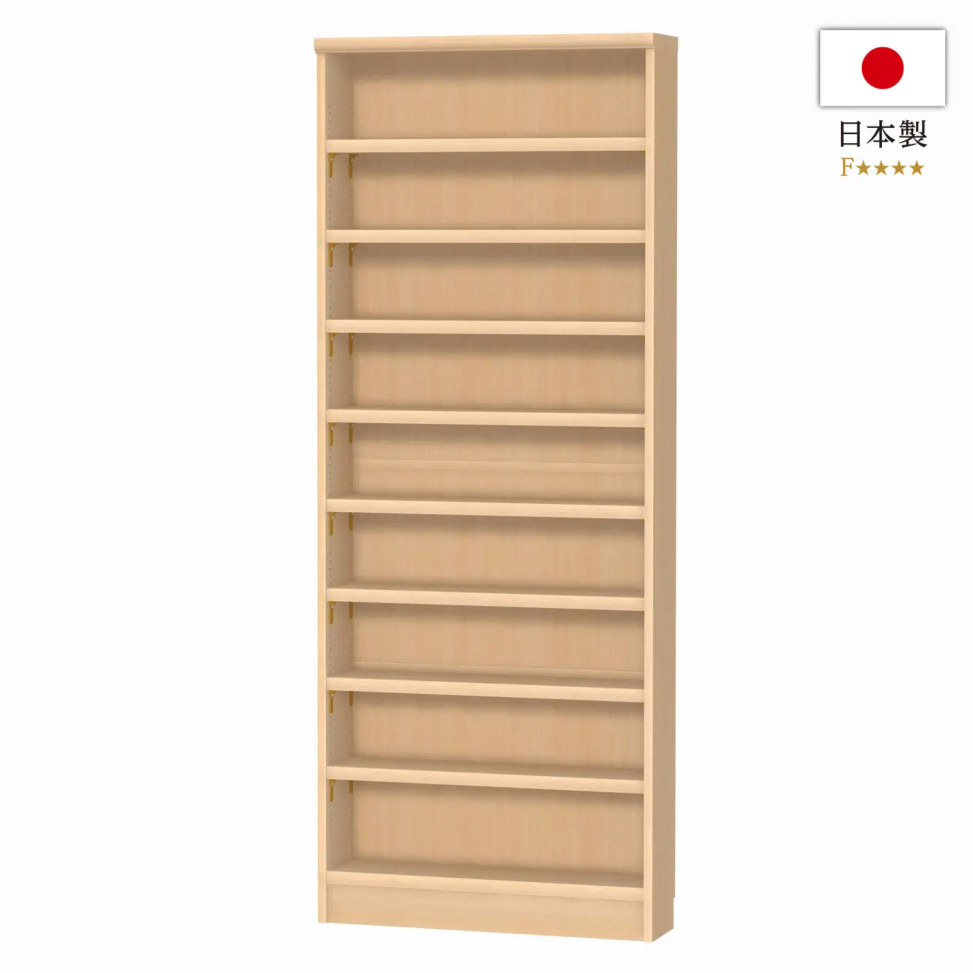 純国産レコードラック 6BOX ナチュラル/レコードラック/ラックフェア