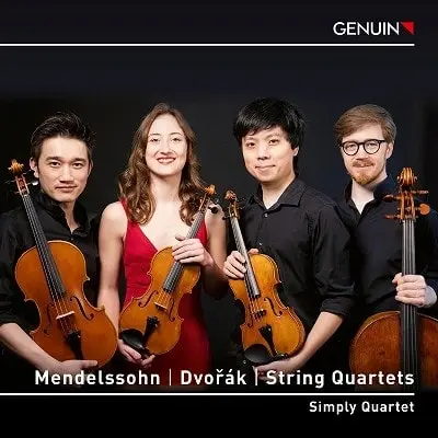 SIMPLY QUARTET / シンプリー四重奏団 / MENDELSSOHN:STRING QUARTET NO.6 / DVORAK:STRING QUARTET NO.13