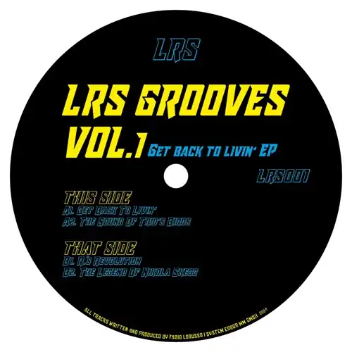 LRS / VOL. 1 - GET BACK TO LIVIN' EP
