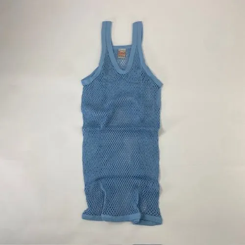 PENDEEN / 網シャツ SKY BLUE M