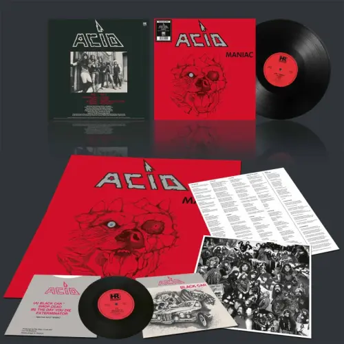 ACID / MANIAC LP+7 (BLACK)