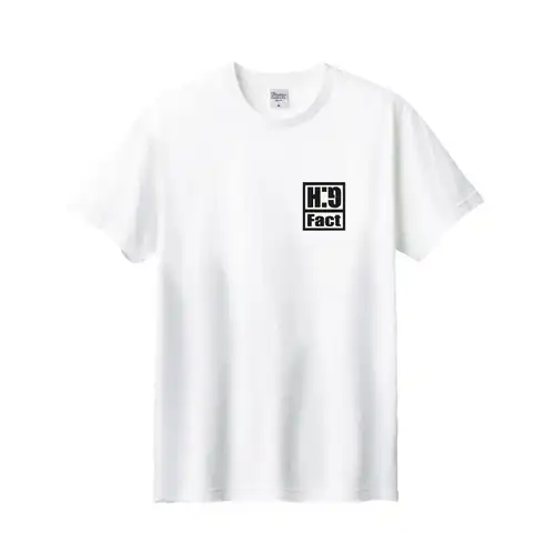 HG FACT / L/LOGO T-SHIRT WHITE