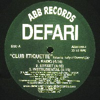 DEFARI / デファーライ / CLUB ETIQUETTE