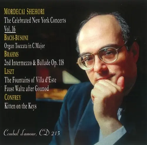 MORDECAI SHEHORI / モルデカイ・シェホリ / BUSONI / BRAHMS / CHOPIN