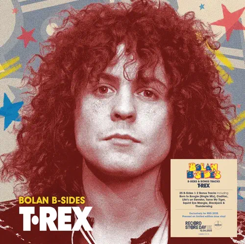 T. REX / T・レックス / BOLAN B-SIDES [2LP] (CRIMSON RED/MIDNIGHT BLUE VINYL, LIMITED, INDIE-EXCLUSIVE)