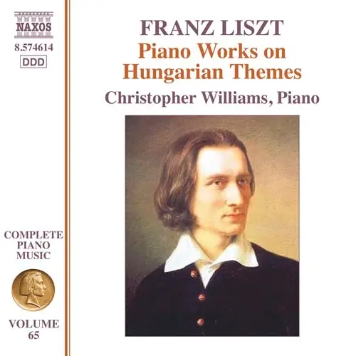 CHRISTOPHER WILLIAMS (PIANO) / クリストファー・ウィリアムズ / LISZT:PIANO WORKS ON HUNGARIAN THEMES