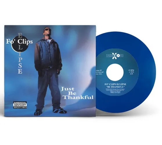 FO' CLIPS ECLIPSE / BE THANKFUL (7inch) (BLUE VINYL)