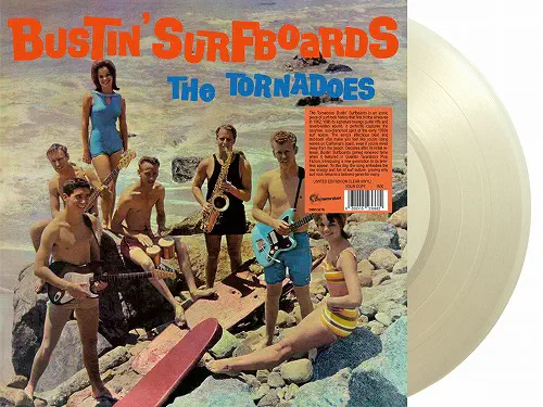 TORNADOES / トルネードズ / BURSTIN' SURFBOARDS (CLEAR VINYL)
