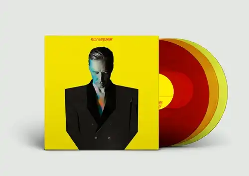 DJ HELL / DJヘル / TEUFELSWERK -15TH ANNIVERSARY EDITION LTD 3LP COL - TRANSPARENT NEON YELLOW, ORANGE, AND RED VINYL -