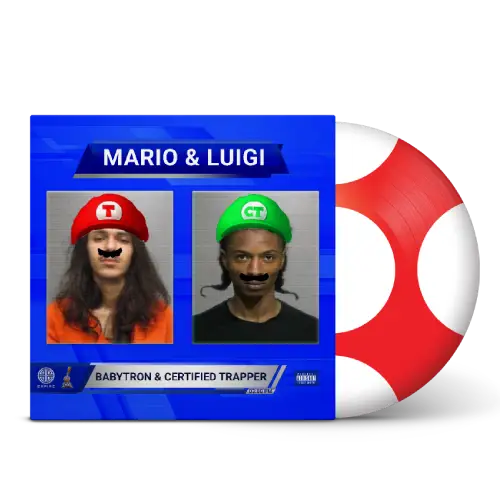 BABYTRON & CERTIFIED TRAPPER / MARIO & LUIGI (LP)(PICTURE DISC VINYL)