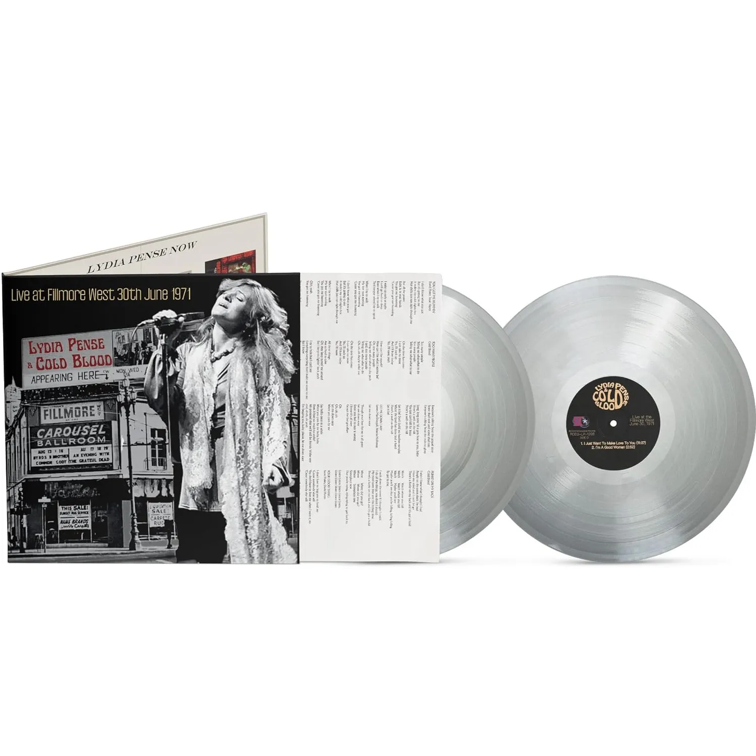 LYDIA PENSE & COLD BLOOD / リディア・ペンス&コールド・ブラッド / LIVE AT FILLMORE WEST - JUNE 30 1971 (SILVER VINYL / 180g)