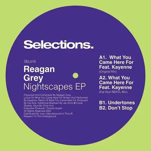 REAGAN GREY / NIGHTSCAPES EP (FEAT KAI ALCE REMIX) (12")