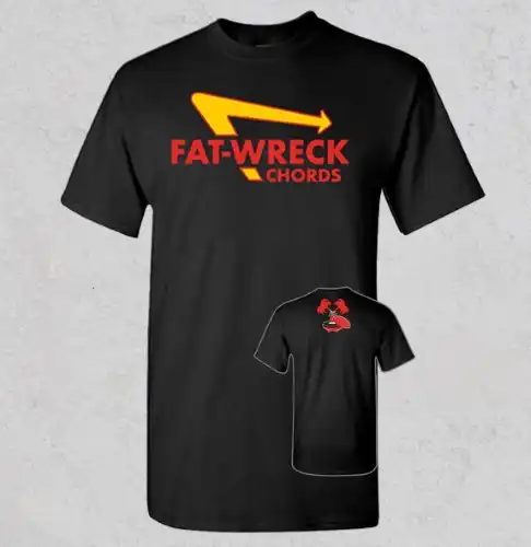 FAT WRECK CHORDS OFFICIAL GOODS / L/FAT-N-OUT T-SHIRT
