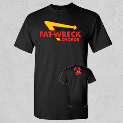 FAT WRECK CHORDS OFFICIAL GOODS / XL/FAT-N-OUT T-SHIRT