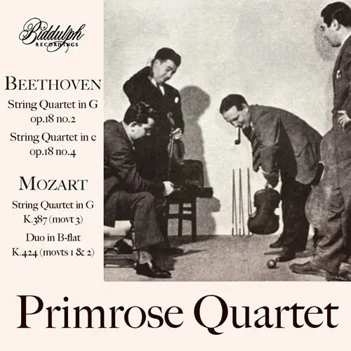 PRIMROSE QUARTET / プリムローズ四重奏団 / BEETHOVEN:STRING QUARTET NO.2&4