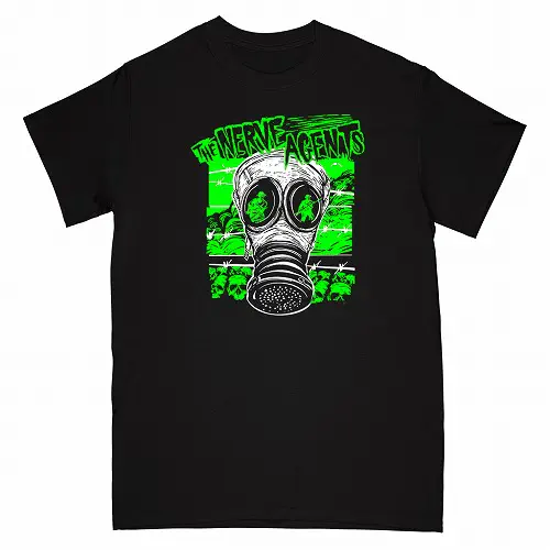 NERVE AGENTS / ナーヴ・エイジェンツ / M/GAS MASK T-SHIRT (BLACK)