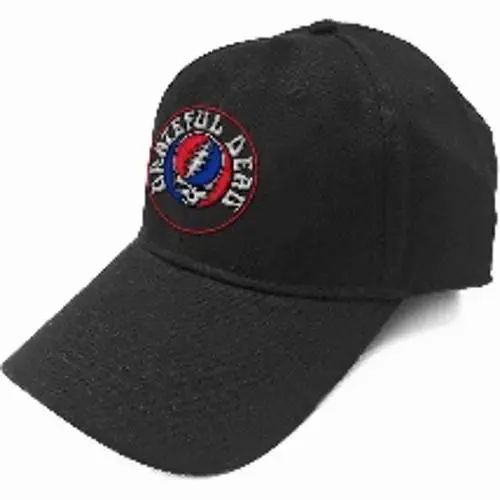 GRATEFUL DEAD / グレイトフル・デッド / STEAL YOUR FACE LOGO BL BASEBALL CAP (BLACK)