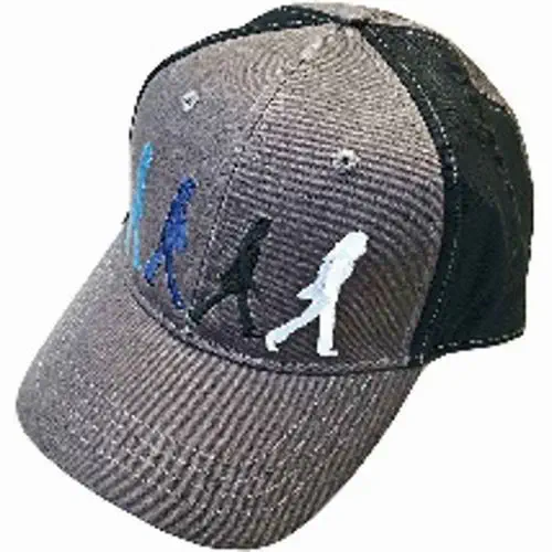 BEATLES / ビートルズ / ABBEY ROAD FIGURES CHAR/BL BASEBALL CAP (BLACK & CHARCOAL GREY)