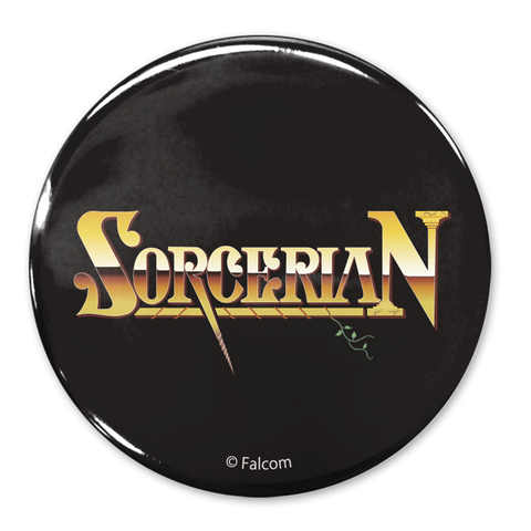 GAME MUSIC / (ゲームミュージック) / ソーサリアン ロゴ 65MM缶バッジ