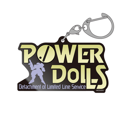 GAME MUSIC / (ゲームミュージック) / POWER DOLLS ロゴ アクリルマルチキーホルダー