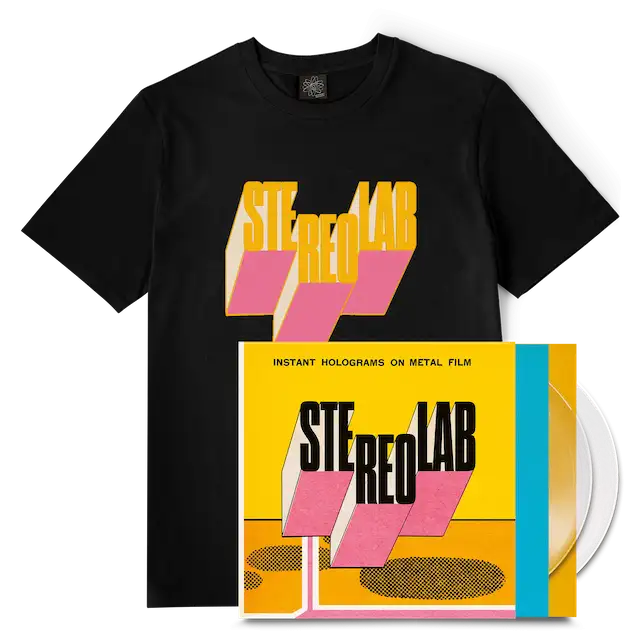 ステレオラブ / インスタント・ホログラムズ・オン・メタル・フィルムLP+Tシャツ(S)