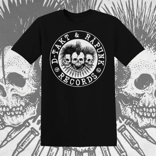 D-TAKT & RAPUNK RECORDS / S/T-SHIRT (BLACK)