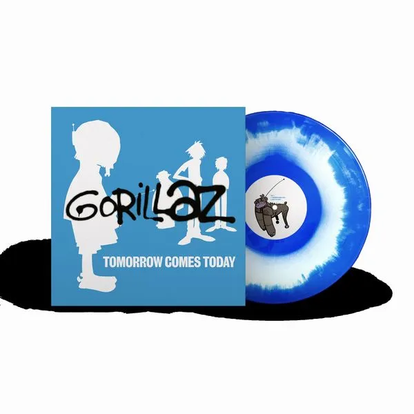 GORILLAZ / ゴリラズ / TOMORROW COMES TODAY EP [BLUE & WHITE VINYL]