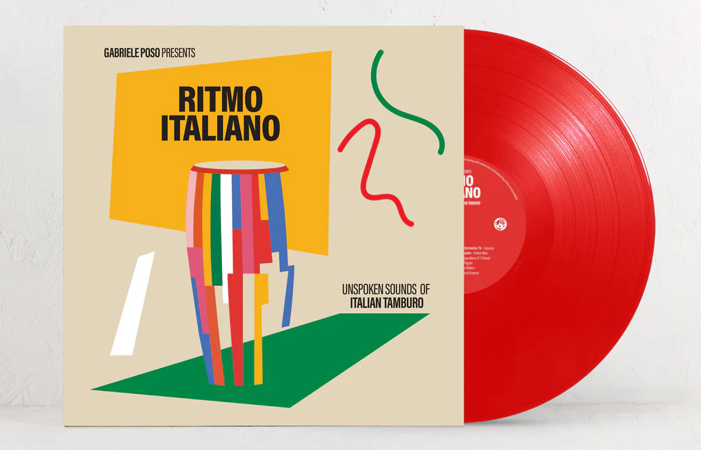 V.A. (GABRIELE POSO PRESENTS) / オムニバス / GABRIELE POSO PRESENTS: RITMO ITALIANO 'UNSPOKEN SOUNDS OF ITALIAN TAMBURO' (RED VINYL)