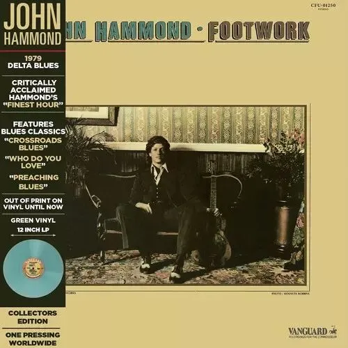 JOHN HAMMOND / ジョン・ハモンド / FOOTWORK (BLUE/GREEN VINYL)