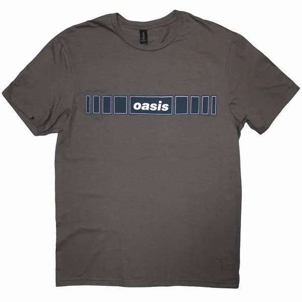 OASIS / オアシス / HORIZONTAL BARS LOGO (CHARCOAL GREY)(XL)