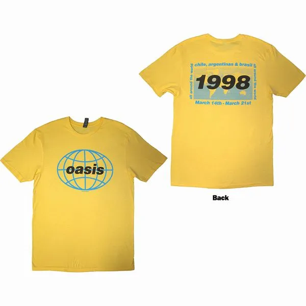 OASIS / オアシス / 1998 WORLD TOUR - USA/CANADA (YELLOW)(S)