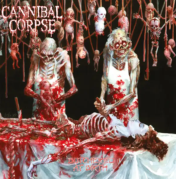 CANNIBAL CORPSE / カンニバル・コープス / BUTCHERED AT BIRTH<SPLATTER VINYL>