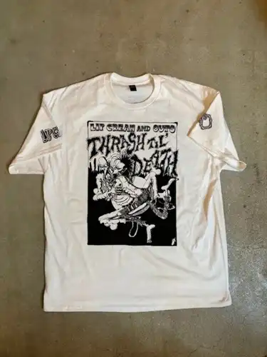 S/WHITE/THRASH TIL' DEATH/LIP CREAM and OUTO /受注〆切:2025年5月11