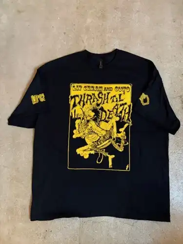 LIP CREAM and OUTO  / S/BLACK×YELLOW/THRASH TIL' DEATH