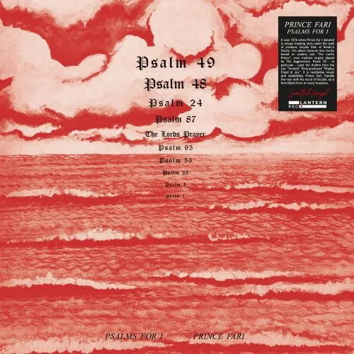 PRINCE FAR I / プリンス・ファー・アイ / PSALMS FOR I