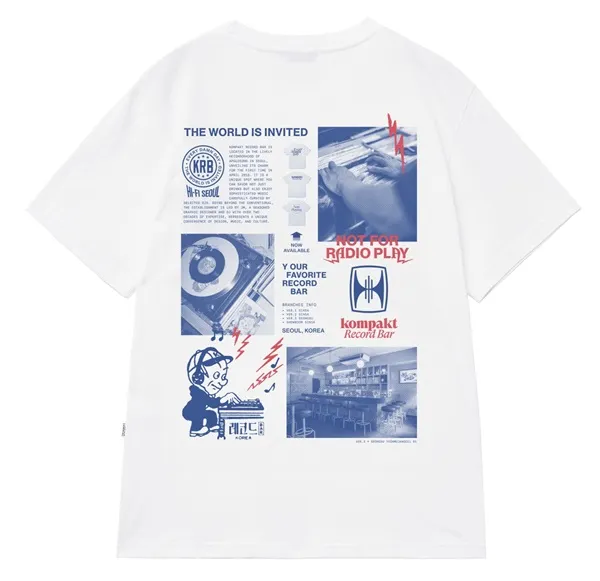 KOMPAKT RECORD BAR / (White L)T-Shirt 2025 Poster