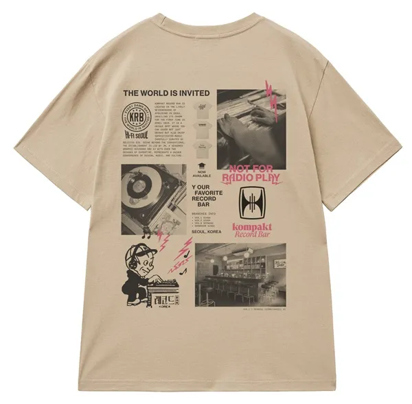 KOMPAKT RECORD BAR / (Beige L)T-Shirt 2025 Poster