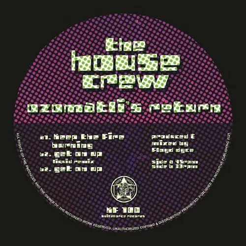 HOUSE CREW / Keep The Fire Burning EP