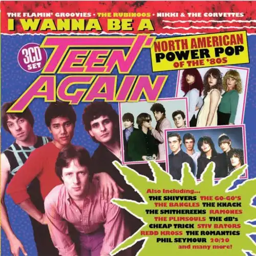 V.A. (POWER POP) / I WANNA BE A TEEN AGAIN - AMERICAN POWER POP 1980-1989 (3CD)