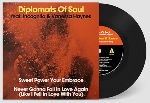 DIPLOMATS OF SOUL / ディプロマッツ・オブ・ソウル / SWEET POWER YOUR EMBRACE / NEVER GONNA FALL IN LOVE AGAIN (7")