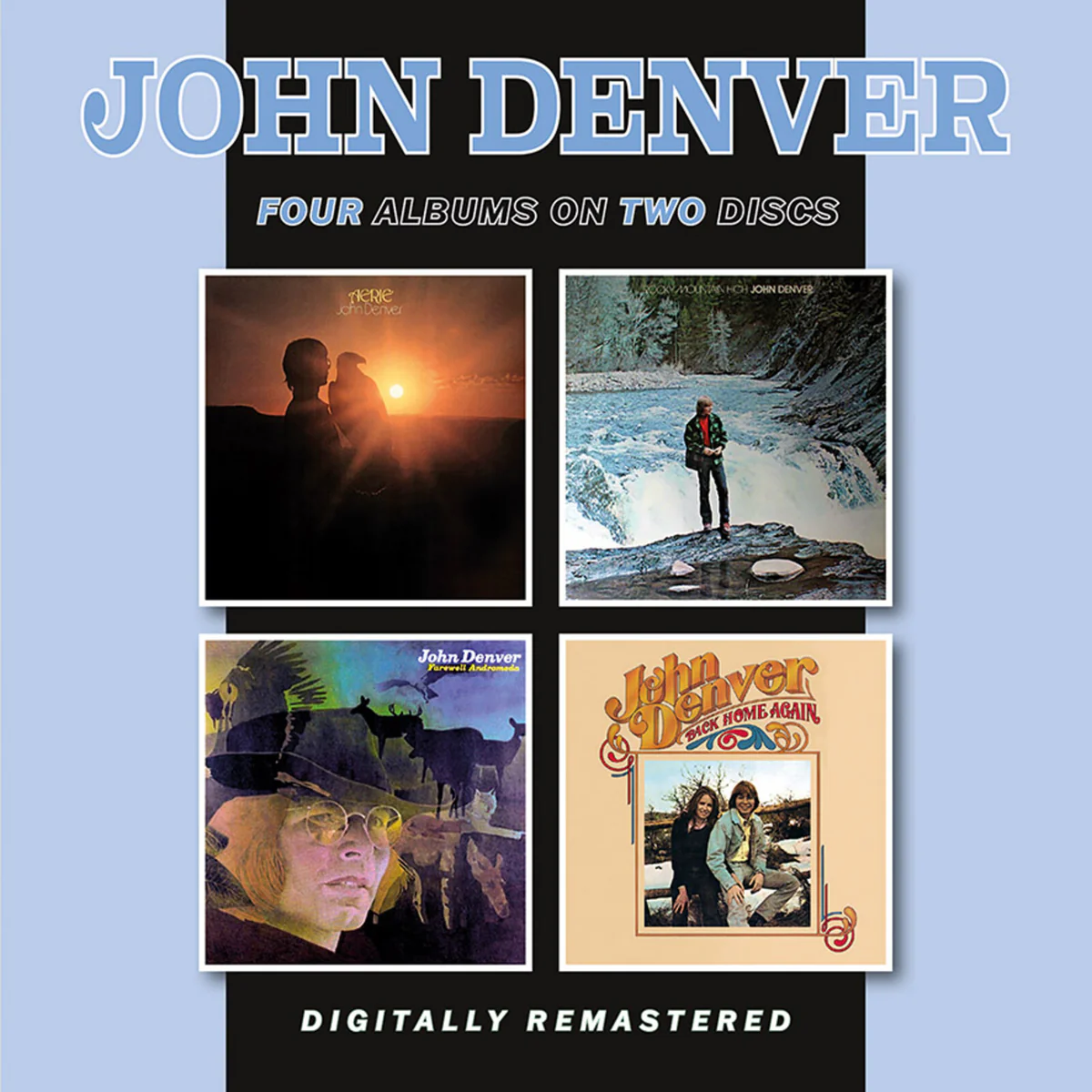 JOHN DENVER / ジョン・デンバー / AERIE / ROCKY MOUNTAIN HIGH / FAREWELL ANDROMEDA / BACK HOME AGAIN