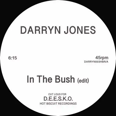 DARRYN JONES / IN THE BUSH/NOW I KNOW