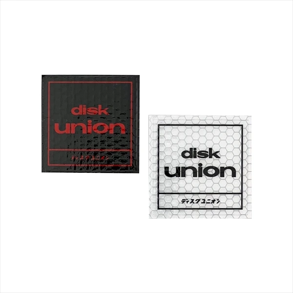 DISKUNION / ディスクユニオン / ディスクユニオン 四角ロゴ リフレクティブステッカー(2枚入)